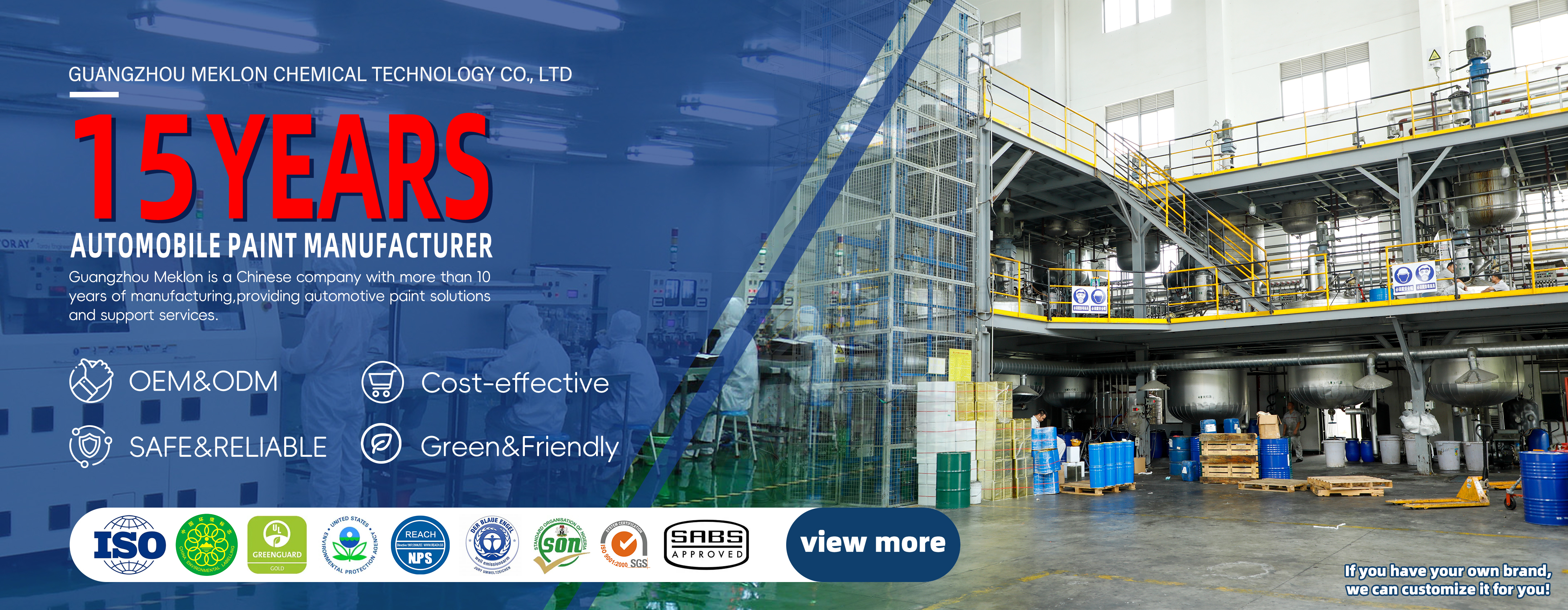 Quality Refinish Car Paint factory
