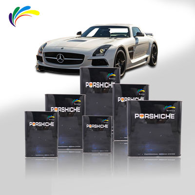 Odorless Durable Metallic Vehicle Paint Mildew Resistant Silver Car Body Paint