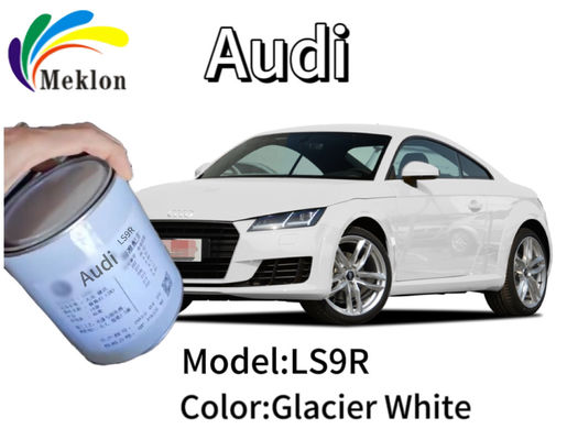 Stable Harmless Ready Mixed Automotive Paint , Moistureproof Audi Glacier White Paint