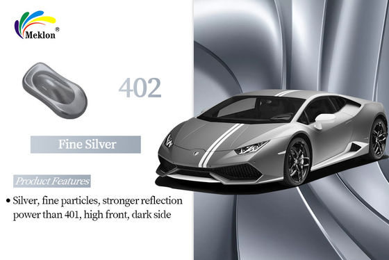 Heatproof Pearl Metallic Silver Car Paint Fade Resistant Nontoxic