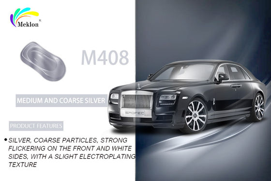Odorless Metallic Silver Car Paint Mildew Resistant Multipurpose