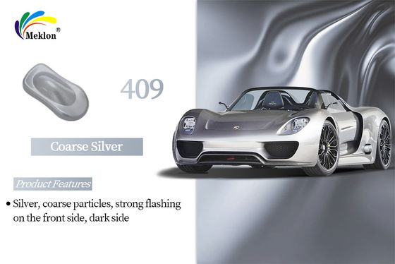 Mildewproof Metallic Silver Car Paint Multiscene Stable High Flicker