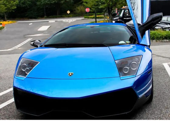 Nontoxic Metallic Silver Car Paint Waterproof Stable Sparkly Blue Color