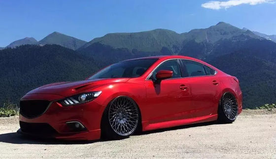 Glossy Red Metallic Silver Car Paint Mildew Resistant Nontoxic