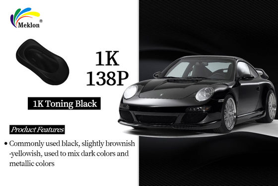 1K Mixing Black Gloss Acrylic Solid Colours Car Paint: Advanced Color Mixing System