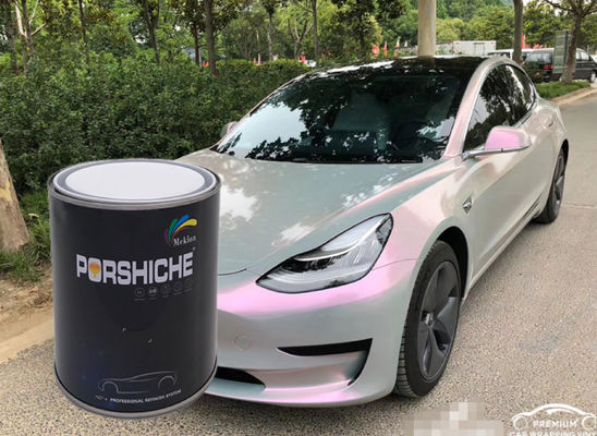 Reflective Car Pearl Paint Harmless Fade Resistant Color Changing