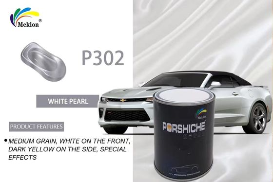 Durable White Car Pearl Paint Moistureproof Alkali Resistant