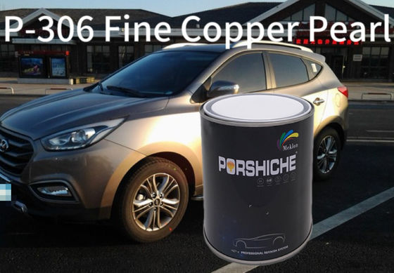 Odorless Fine Copper Metallic Car Paint Stable Smooth Surface