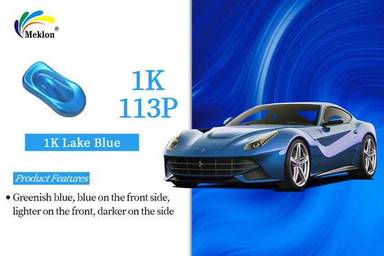 1K Lake Blue Automotive Refinish Paint with High Solid, Transparent, Luminosity