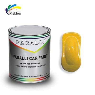 Anti-Rust Car Coating Paint 1K Middle Yellow Touch up Auto Spray Painting