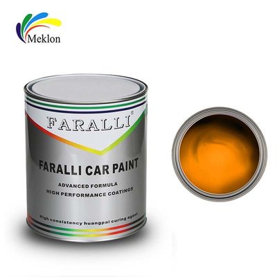Anti-UV Semi Gloss Polyester 1K  Transparent Yellow Coating Metallic Auto Paint