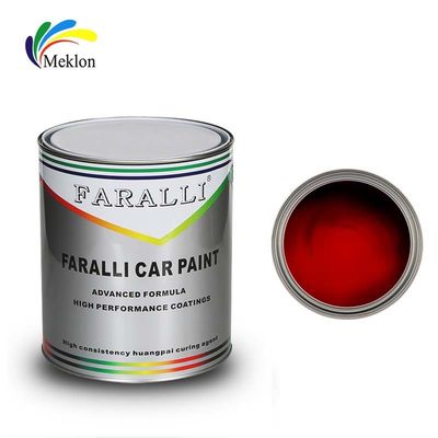 Durable Auto Base Coat Paint UV Resistant Multifunctional Briliant Red