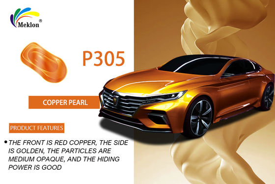1K Copper Pearl Car Paint Glossy Finish Chemical Resistant Stable