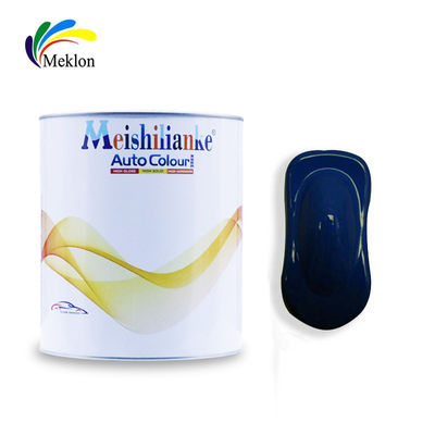 Blue Mildewproof Solid Color Car Paint Alkali Resistant Stable