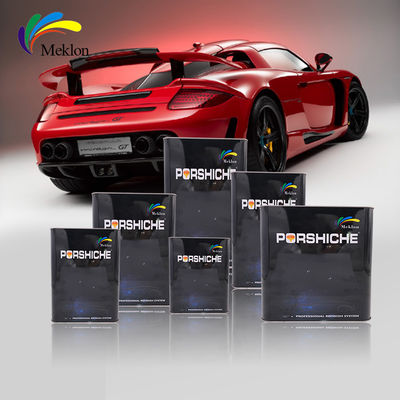 Nontoxic Heatproof Brilliant Red Car Paint Fade Resistant Top Coat Automotive