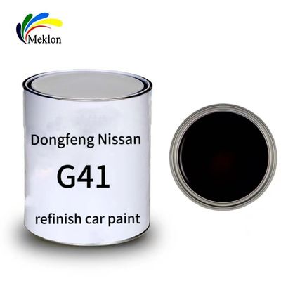 Dongfeng Nissan G41 Obsidian Black Refinish Car Paint Subltle Metallic Sheen Acrylic