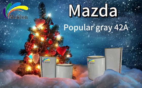 Customized Formula For 42A Meteor Gray Good Car Paint For Mazda