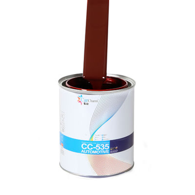 Professional Orange Red Car Paint Top Coat 5L For Long Lasting Finish