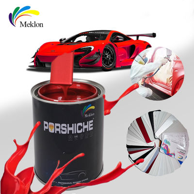 2K Bright Red Car Paint Top Coat Durable Scratch-resistant And Vibrant