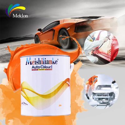 Orange Automotive Basecoat Paint Acrylic Aotu Coat For Car Repair