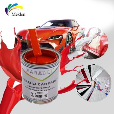 Red Car Paint Presents Bright For Auto Repair Fast Drying Time of Only 30 Minutes