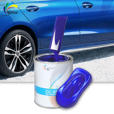 Brilliant Blue Pearl Car Refinish Paint High Gloss With Auto Supply