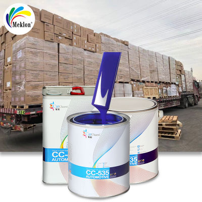 Brilliant Blue Pearl Car Refinish Paint High Gloss With Auto Supply