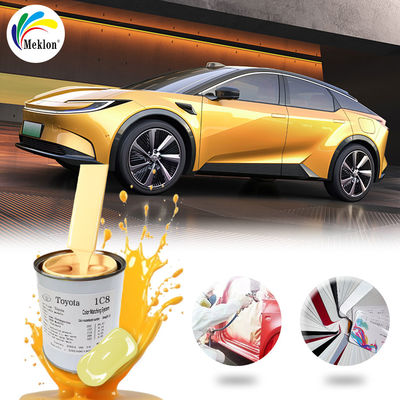 High-Quality Toyota 1C8 Silver Powder Car Paint Drying Time 2-3 Hours