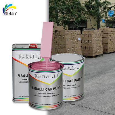 Highly Responsible Interference Red Pearl Color 1Lx12 Car Paint Basecoat For Spray