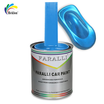1K Frost Snow Blue Gloss Acrylic Solid Colours Auto Paint For Used Car Body Repair