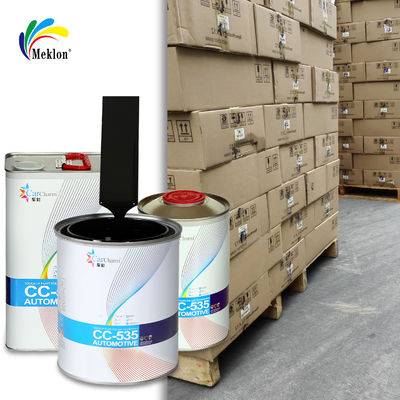 Waterproof Nontoxic Metallic Auto Paint , Harmless Clear Top Coat Paint For Cars