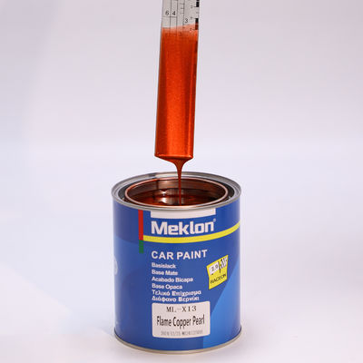 Automotive 1K Flame Copper Pearl Acrylic Liquid Coating Easy Application Car Paint Mixing System Factory Wholesale Price For