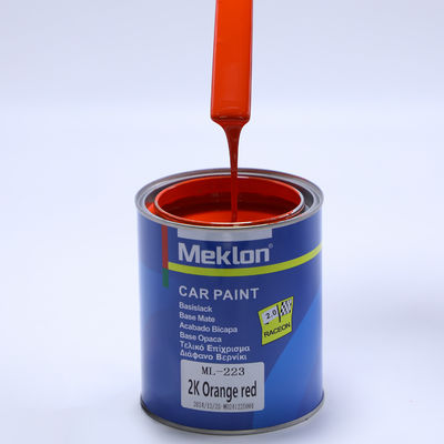 Good Leveling 2K Orange Red Metallic Automotive Paint Acrylic Liquid Coating Spray