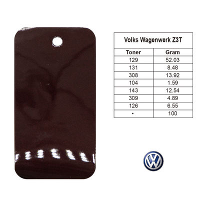 Volkswagen Z3T Refinish Car Paint  Long-Lasting Brilliant Finish