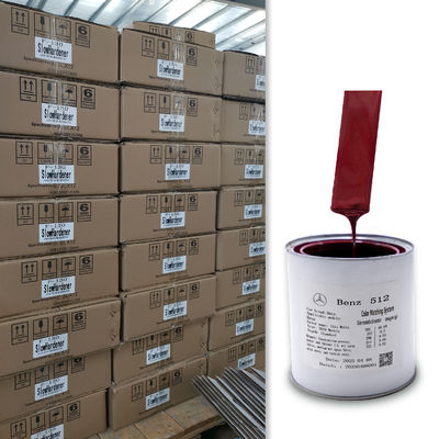 Premium 1K Red Pearl Acrylic Refinish Paint for Mercedes-Benz DB512 with High-Gloss Finish and OEM-Matching Quality​