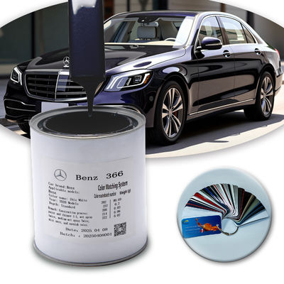 Premium 1K Blue Pearl Acrylic Car Paint for Mercedes-Benz DB366 Eco-Friendly Waterborne Formula​