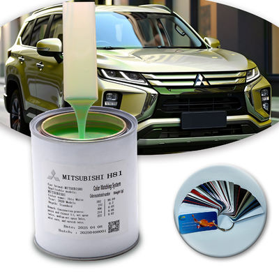 1K Acrylic Technology Refinish Car Paint For High Temperature And Dry Environments With Champagne Gold Effect