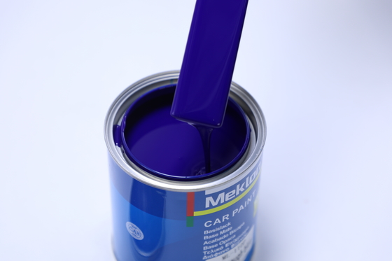 MK110 Fast-Dry Blue Automotive Paint with High-Gloss UV-Resistant Coating for Car Repair Paint