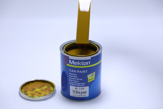 Customized Olive Green Car Paint with UV-Resistant and High-Gloss Finish for Automotive Refinishing and Personalization