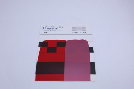 Ultra Durable, Fast Drying and UV Resistant Transparent Red Car Paint