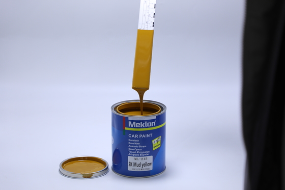 Factory direct sales of weather resistant mud yellow automotive paint