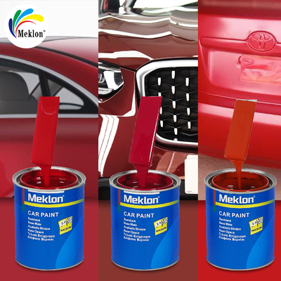 1K UV Resistant Car Paint With Continuous High Gloss And Dazzling Red Car Paint