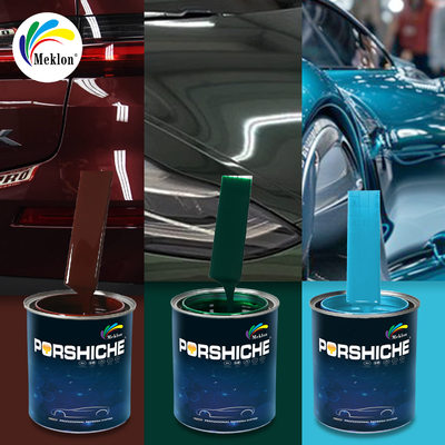 1K2K UV Resistant Weather Resistant And Wear-Resistant High Gloss Black Red Car Repair Paint