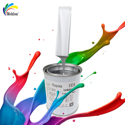 Low VOC And Efficient And Fast Drying Silver Gray Refinish Car Paint For Metal And Plastic