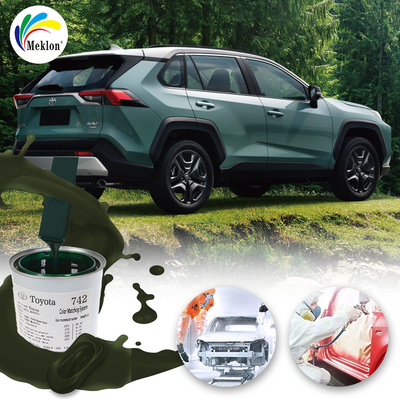 Fast-Drying Deep Green Pearl Car Paint for Nissan Honda