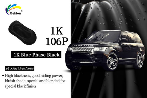 1K Blue phase Special Black Paint High Solid System Auto Refinish Paint for Car Repair