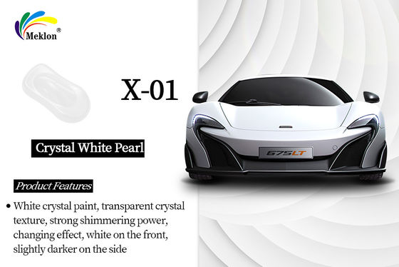 Anti Oxidation Car Pearl Paint Oilproof Multipurpose Crystal White