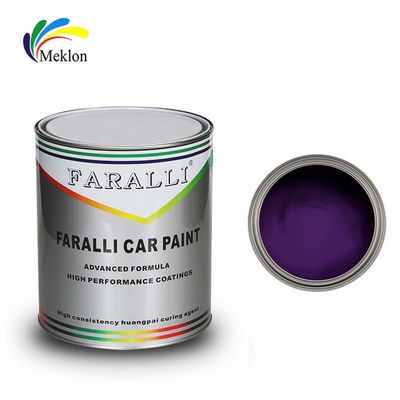 Weatherproof Car Paint Top Coat 2K Purple Blue Color Multipurpose