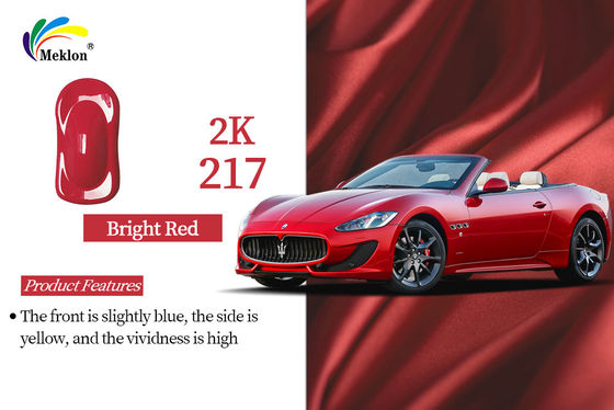 Odorless Bright Red Auto Paint Multipurpose Alkali Resistant