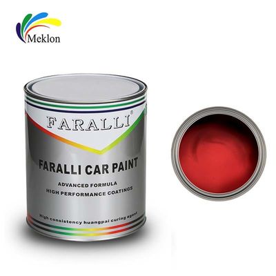 High Gloss Red Car Paint Top Coat Waterproof Chemical Resistant
